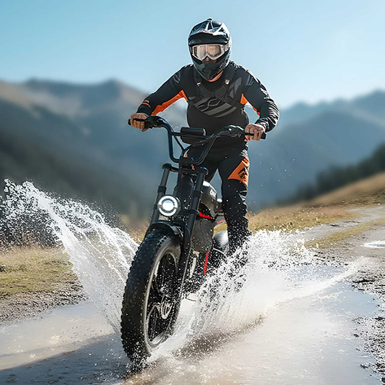 QNUT BK20 Fat Tire Electric Bike 48V 18A 1500W 28MPH UL2849 Certified 19