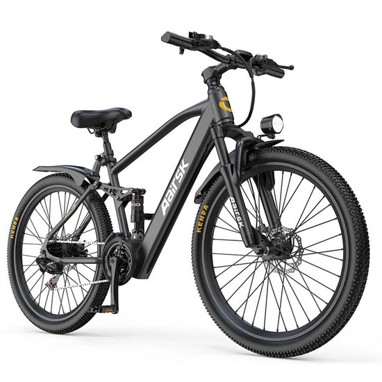 Adult Electric Bike, 24" Wheels with Dual Suspension - All-Terrain E-Bike