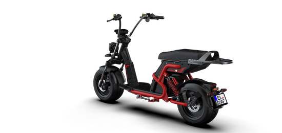 how to use the disc brake of citycoco chopper scooter?