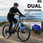100KM Long Range Electric Bike for adults 26" Full Suspension NFC Lock
