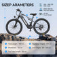100KM Long Range Electric Bike for adults 26" Full Suspension NFC Lock