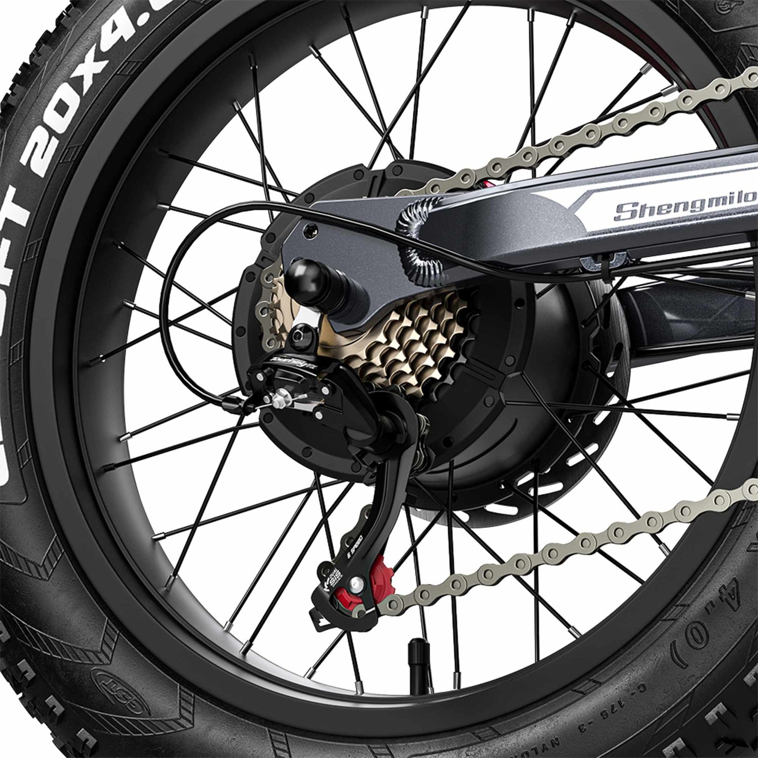 40MPH EBike RONZLLA Shengmilo S900 - 7 gear