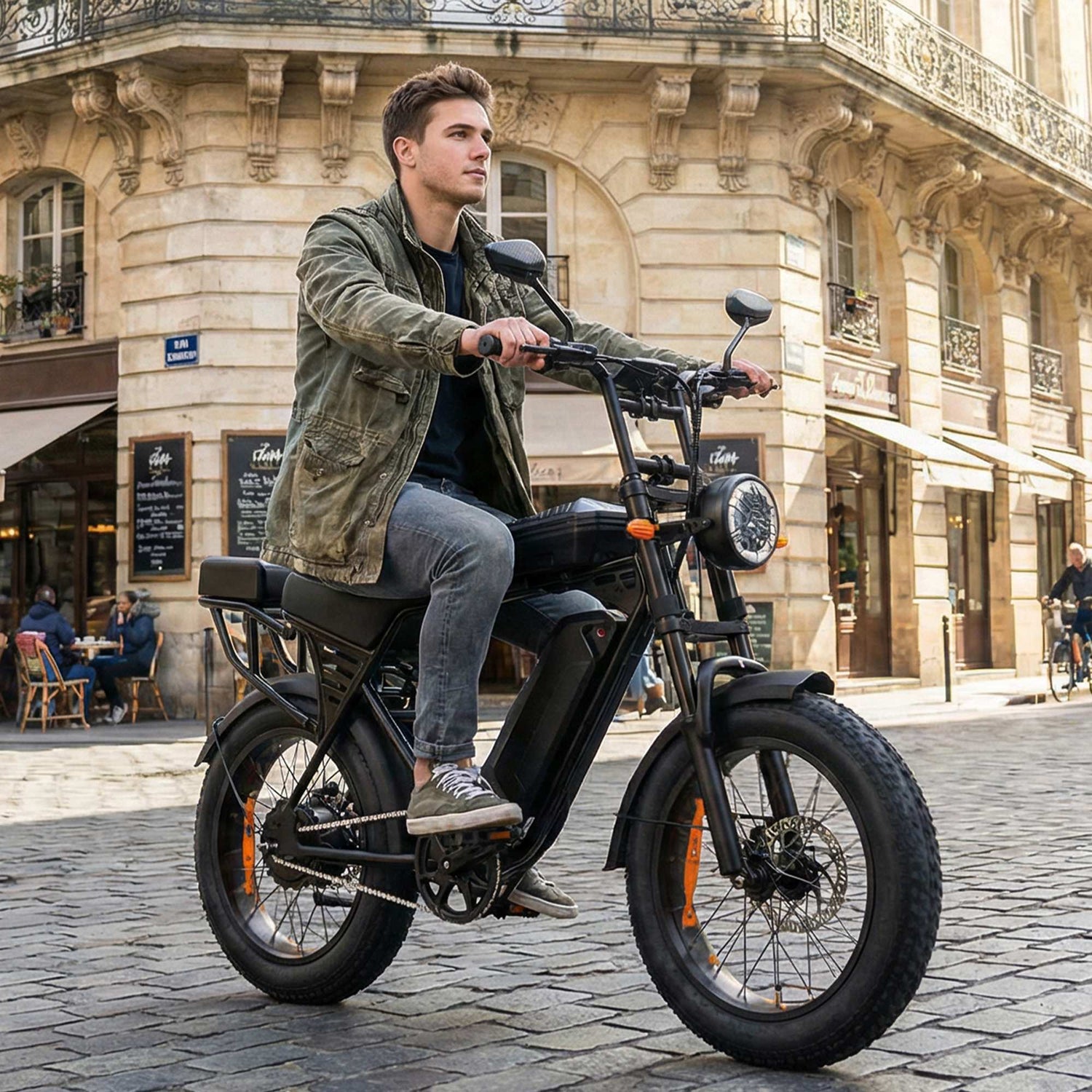 Aairsk X5 Fat Tire Electric Bike 50 Mile 28MPH NFC Start for Sale 23
