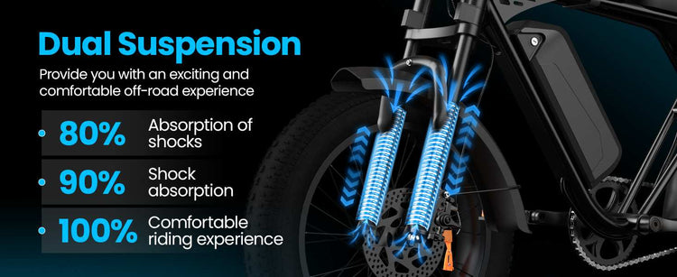 Aairsk X5 Fat Tire Electric Bike 50 Mile 28MPH NFC Start for Sale 2026 17