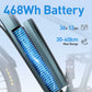 Adult Mountain E-Bike: 468WH 250W 26" Full Suspension CE