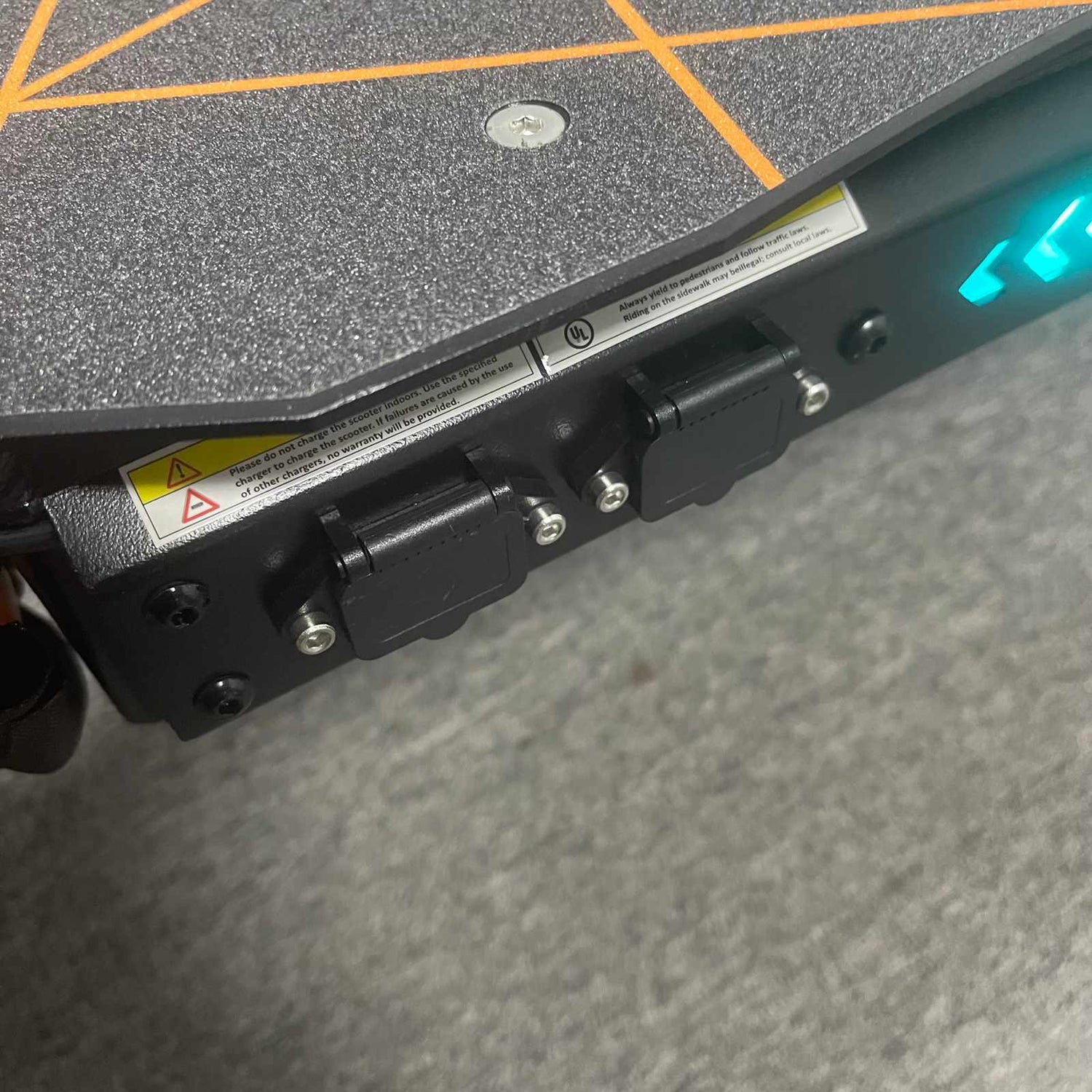 Battery Charger Port Cover for Ronzlla RZ2 Electric Scooter 14