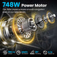 Best Fat Tire Electric Bike Aairsk X5 748W power motor 28 mph