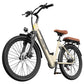 Electric City Bike for Adults, Removable Battery, NFC Lock, Rear Rack