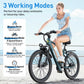 Electric Commuter Bike with Front Suspension 22mph for Adults