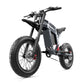 Electric Dirt Bike 45-65 KM/H Speed 60V 30A 110KM Long Range