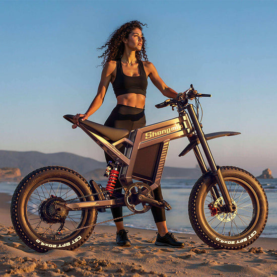 Electric Dirt Bike 45-65 KM/H Speed 60V 30A 110KM Long Range