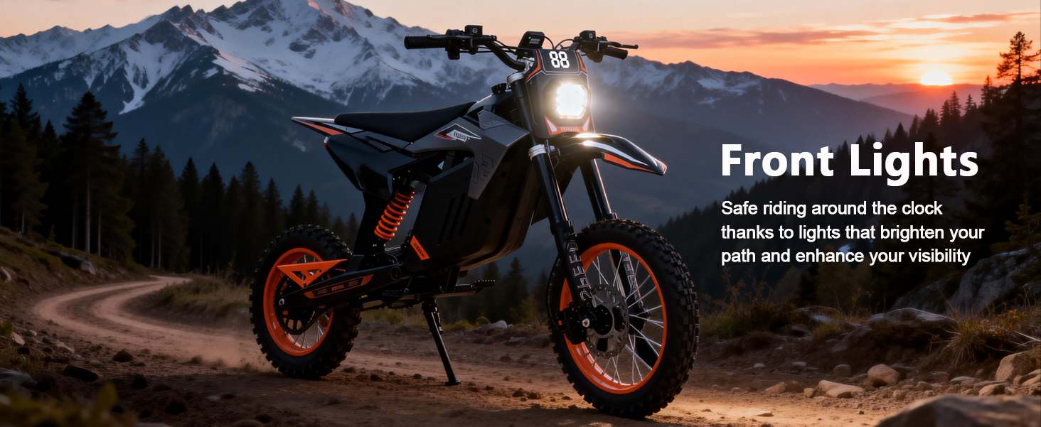 Load video: Freeboy Y88 Electric Dirt Bike Review Video