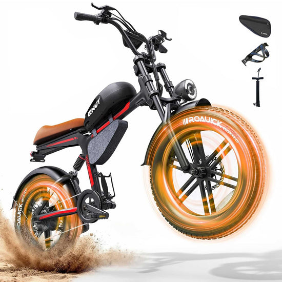 Fat Tire Electric Bike for Adults 1500W Peak 90-Mile Range