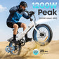 Foldable Electric Bike for Adults | 48V 25MPH | 20" x 3.0" Fat Tire 14