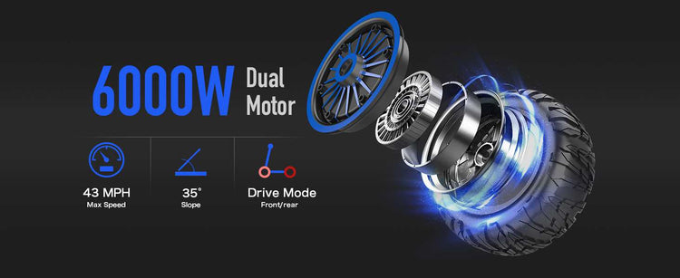 Junling JL80 6000W Dual Motor Electric Scooter 60V 30A 43MPH for Sale 2026 17