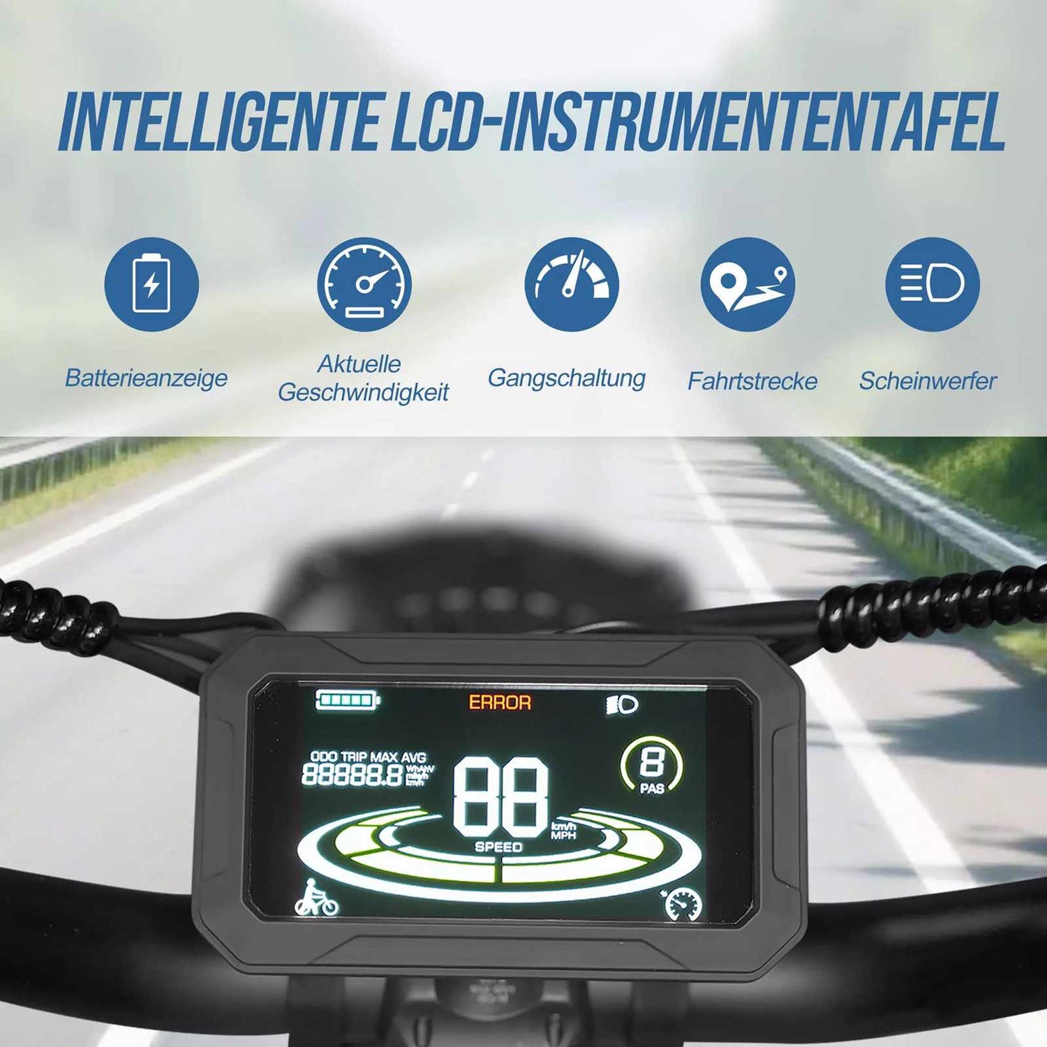 Mangosteen FT02 Chopper E-Bike EEC 48V 22.5Ah – For Sale in Switzerland 2