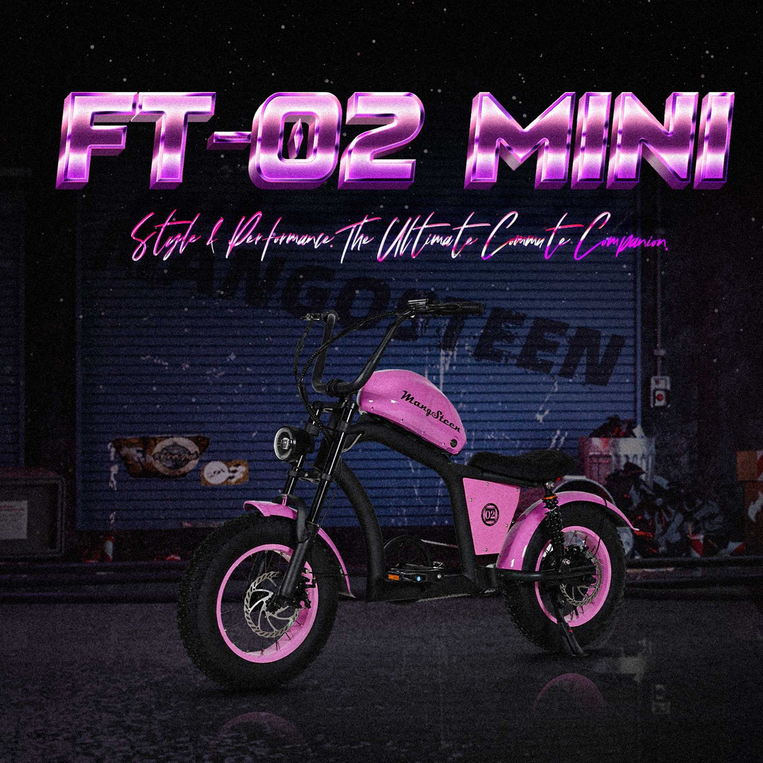 Mini eChopper Bike Mangosteen FT02 250W 25km/h Swiss Version for Sale 14