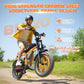 QNUT BK20 Fat Tire Electric Bike 48V 18A 1500W 28MPH UL2849 Certified 12