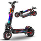 Fastest folding electric scooter US mechanism collapsed on heavy duty frame deck.