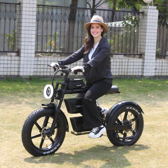 RONZLLA E20 Plus High Range Electric Bike for Women
