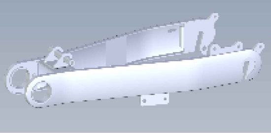 Rear Fork of E20 Plus Electric Bike