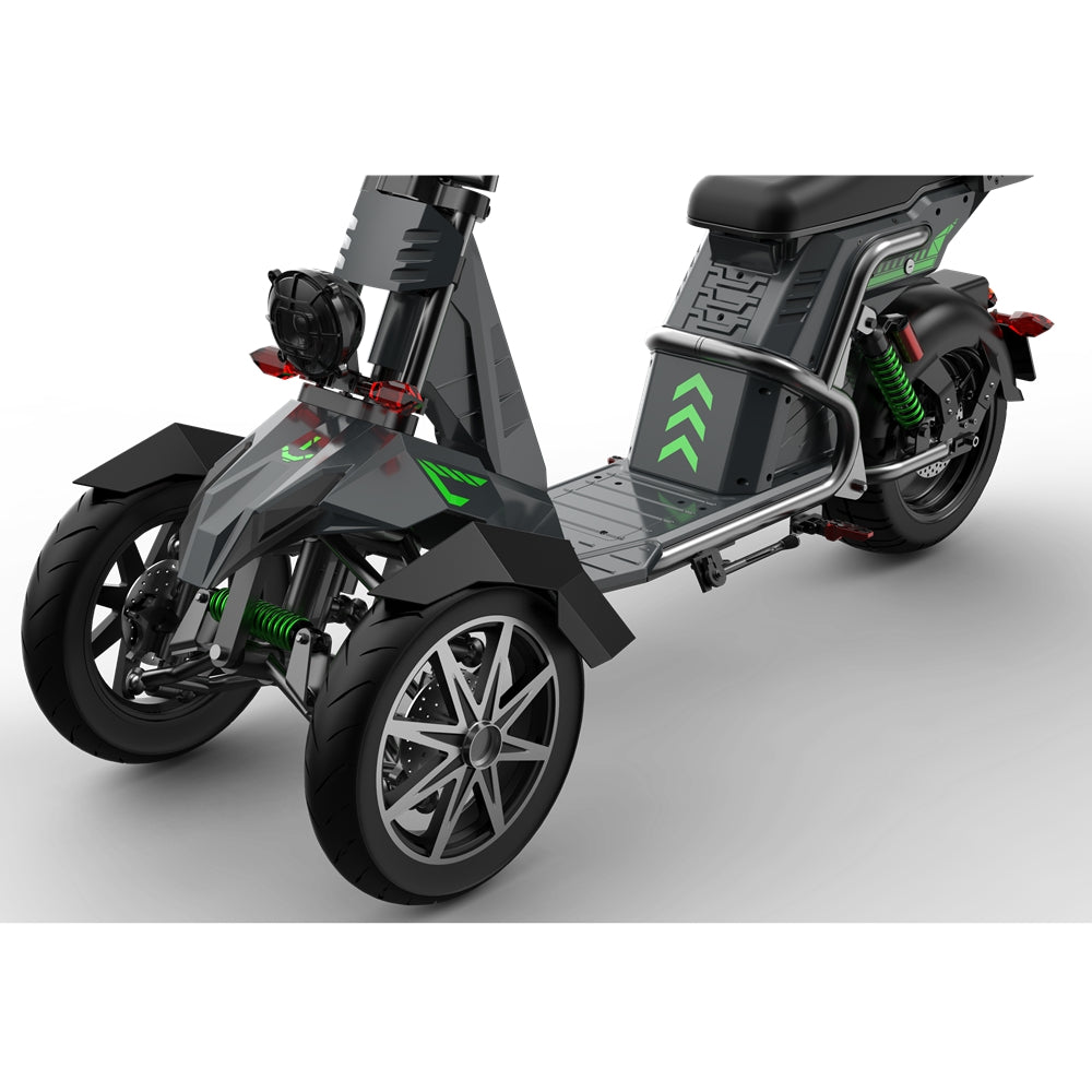 reverse trike electric bicycle XP Trike2 750 Dusk Blue Long-Range Tricycle Enhanced stability and maneuverability for a safer ride Electric Pedal Trike Reverse Trike