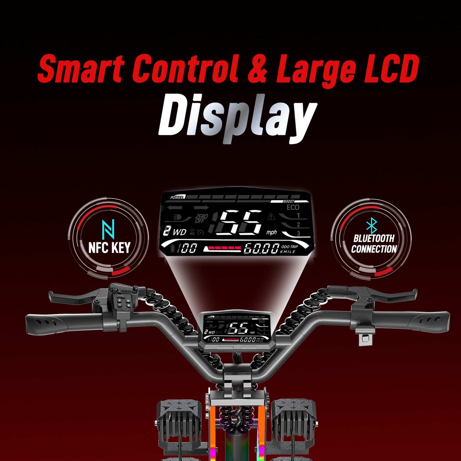 Rooder JL86 55MPH 10KW Dual Motor Electric Scooter for Adults for Sale 2