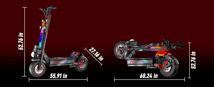 Rooder JL86 55MPH 10KW Dual Motor Electric Scooter for Adults for Sale 2026  21