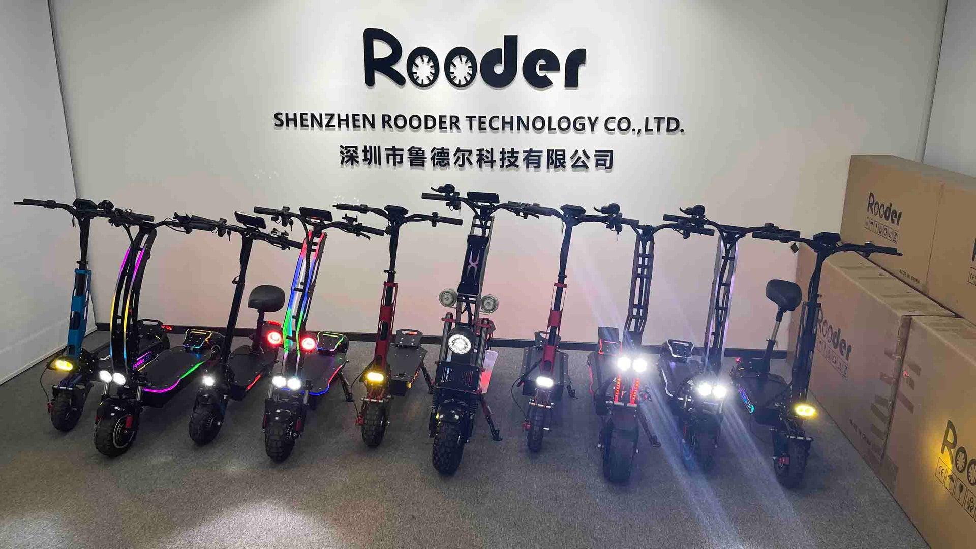 Carregar vídeo: long range electic scooter Rooder gt01s wholesale