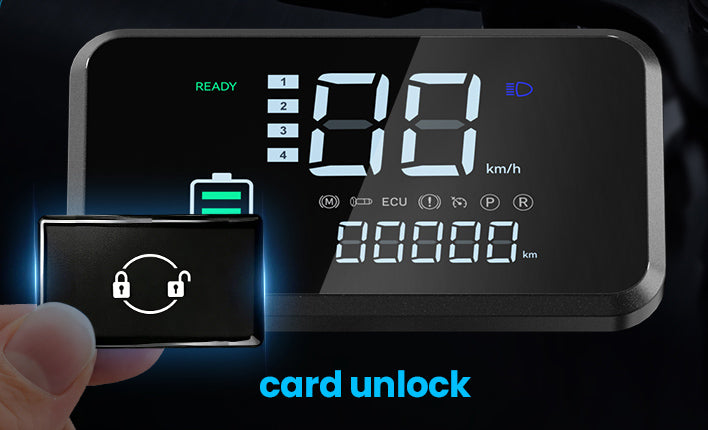 Smart Display with NFC Card Lock for Ronzlla Aairsk X5 Electric Bike - main