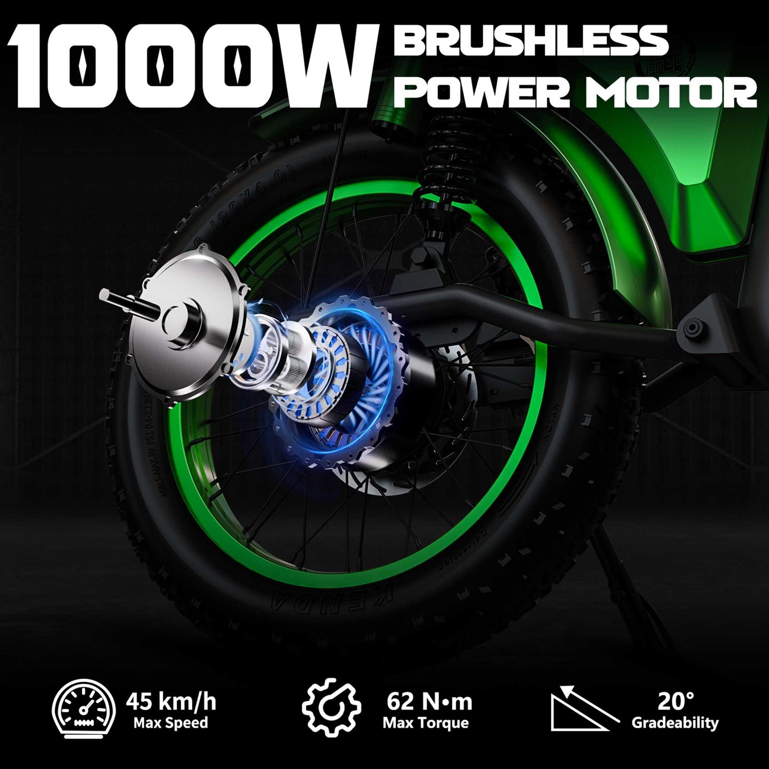 Street Legal Electric Bike Mangosteen FT02 1000w 45km/h EEC COC CE 16