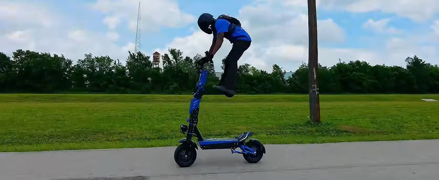 Load video: Unboxing &amp; Review: RONZLLA JUNLING JL80 Dual Motor Electric Scooter 6000W