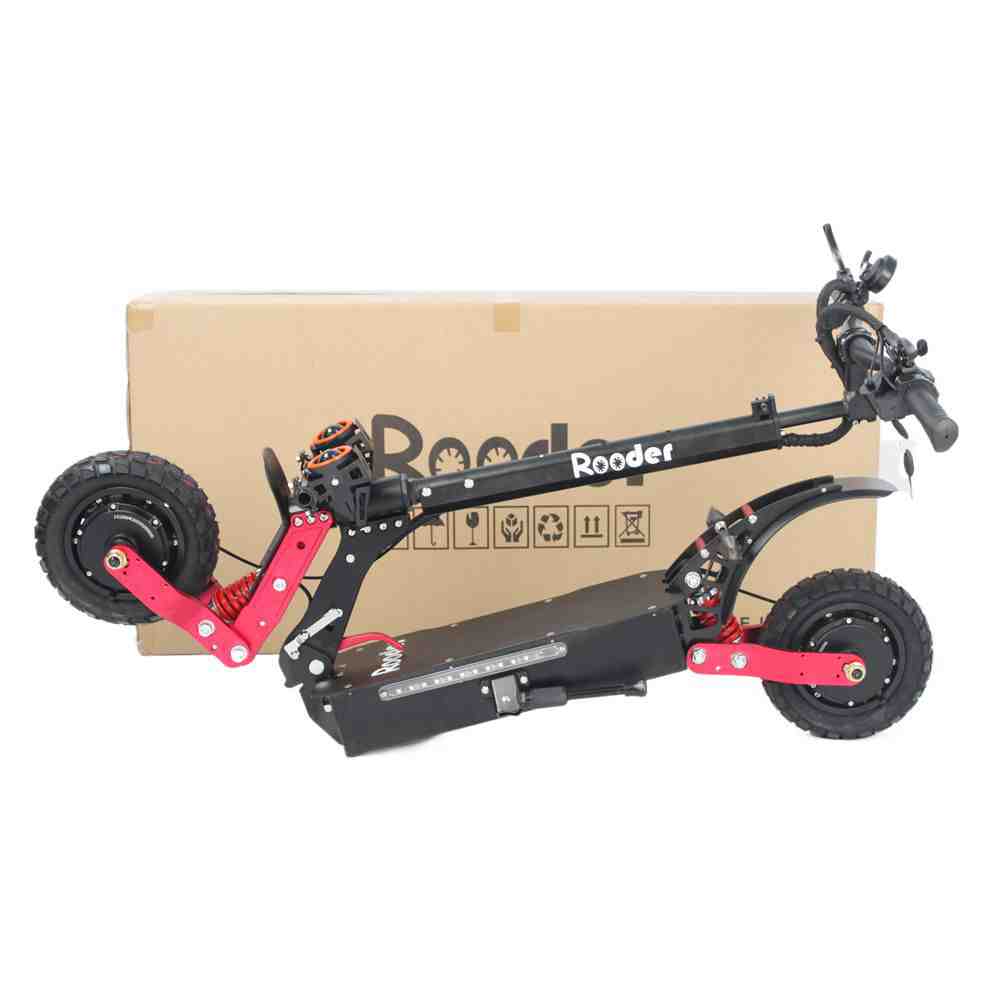 best cheap electric moped scooter Rooder r803o11 52v 28ah battery 2400w dual motor for sale