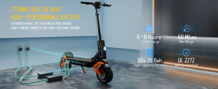 dual motor electric scooter