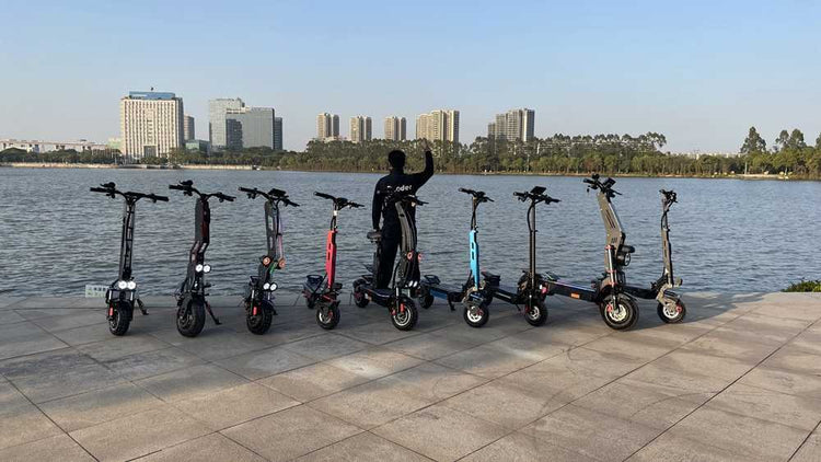 electric scooter with suspension wholesale