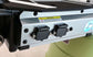 Close-up of the dual charging ports on the Glidezone GD83 for faster dual-charger charging.