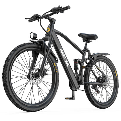 Adult Mountain E-Bike: 468WH 250W 26" Full Suspension CE