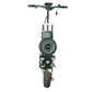 Straight front view of a heavy duty 5600W off-road electric scooter, showing its aggressive stance, wide handlebars, and rugged off-road front tire.