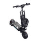 50 MPH high-speed off-road e-scooter with heavy duty 11-inch tires, captured from a 45-degree rear-right angle highlighting the dual hydraulic brakes.