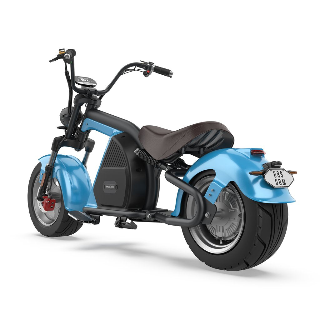 Mangosteen m8 city coco chopper electric scooter Matte blue EU