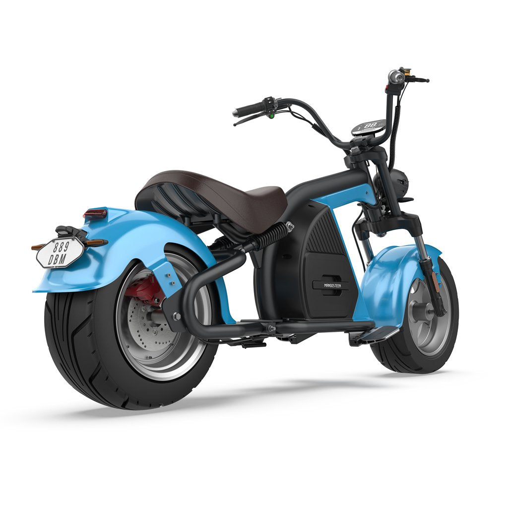 Mangosteen m8 city coco chopper electric scooter Matte blue EU