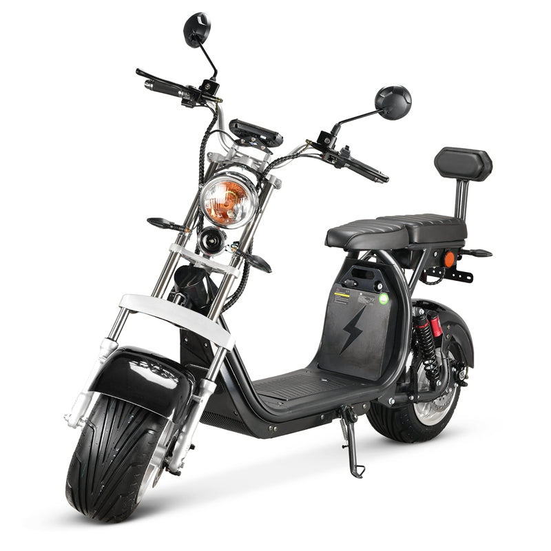 Rooder citycoco chopper electric scooter EEC COC with rear box