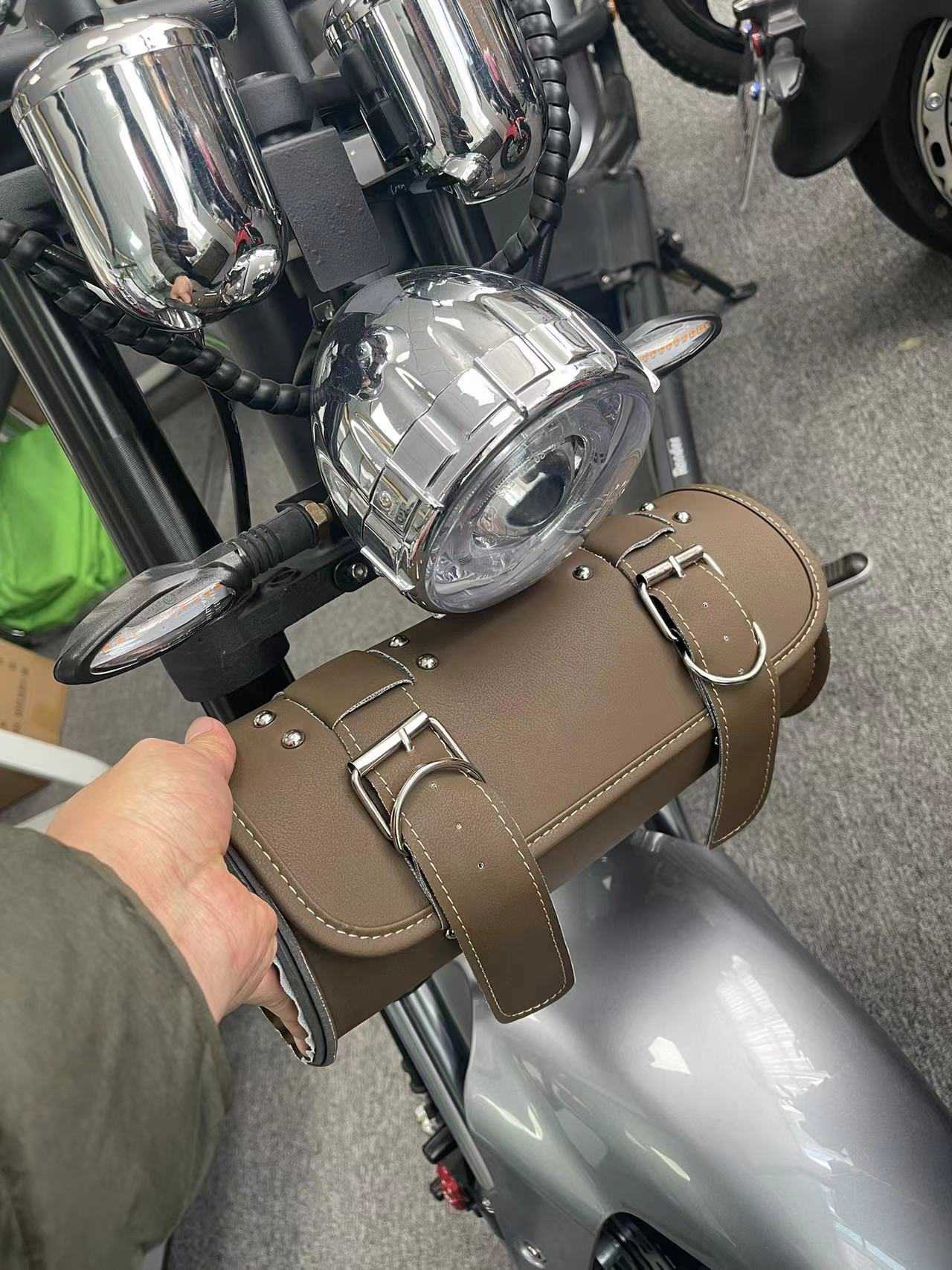 Electric Chopper Saddle Bag - KopplaMoto